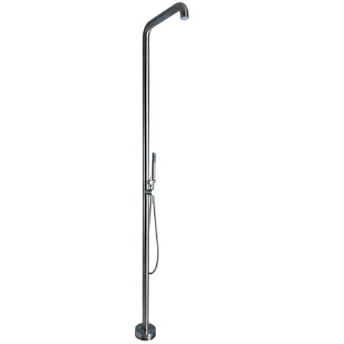 Asiwnshw 7 Fuß Lange Außendusche am Pool, Verstellbarer Kopf mit Ventilsteuerung, Standard-Gartenduschen für den Außenbereich, Hinterhof, Pool, Strand-Spa von Asiwnshw