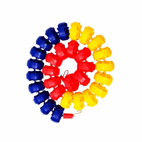 Asiwnshw Pool-Sicherheitsseil mit Schwimmkörpern, schwimmende Trennbarriere aus Seil, Schwimmbahnlinie für Innen- und Außenpools, Trenntiefe(16ft/5m) von Asiwnshw