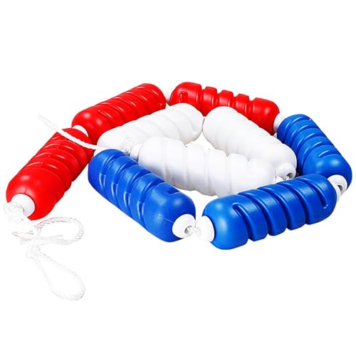 Asiwnshw Sicherheitstrennseil und Schwimmer-Sets für eingebaute Pools, Schwimmseile zum Unterteilen des Pools, Schwimmbarriere aus Schwimmbojenseil(30ft/9m) von Asiwnshw
