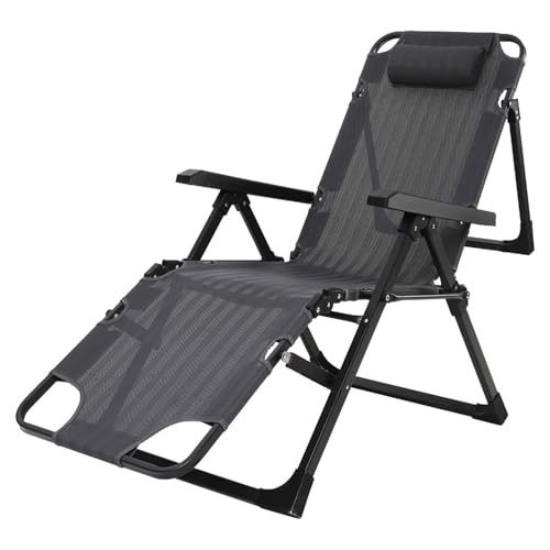 Asiwnshw Zero Gravity Lounge Chairs Outdoor Textilene Verstellbarer Liegestuhl, klappbarer Liege-Terrassenstuhl, Home-Office-Stuhl für Pool-Strand-Camping Asiwnshw Zero Gravity Lounge Chairs Outdoor Textilene Verstellbarer Liegestuhl, klappbarer Liege-Terrassenstuhl, Home-Office-Stuhl für Pool-Strand-Camping von Asiwnshw