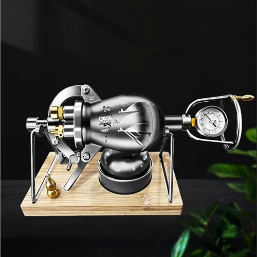 Chinesischer Popcornmaker, Popcornmaschine aus Edelstahl 304, Popcorn-Popper mit Doppeldruckventil, Heißluft-Popcorn-Popcorn-Topfkocher(500ml) von Asiwnshw