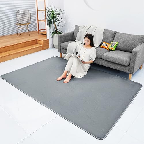 Elektrischer Teppich aus Korallenvlies, beheizte Fußmatten, elektrische Fußwärmer-Heizkissen, Fußwärme-Heizmatte, Heim-Infrarot-Raumheizung(150x200cm) von Asiwnshw