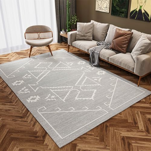 Heizbereichsteppich, Graphene, elektrisch beheizter Teppich, beheizte Bodenmatte, Bodenheizung, Fußwärmermatte mit Timer, elektrische Raumheizung für Wohnzimmer, Schlafzimmer(I,50x120cm) von Asiwnshw