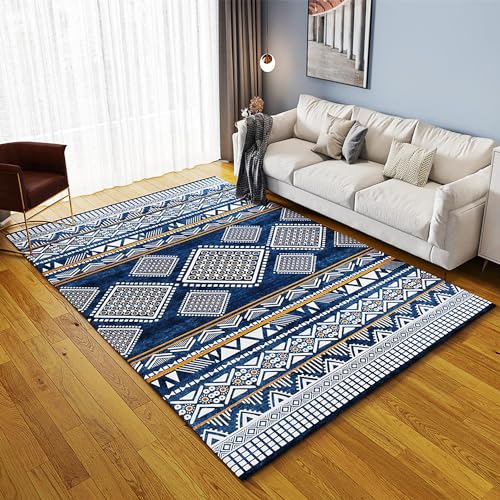 Heizbereichsteppich, Graphene, elektrisch beheizter Teppich, beheizte Bodenmatte, Bodenheizung, Fußwärmermatte mit Timer, elektrische Raumheizung für Wohnzimmer, Schlafzimmer(J,50x120cm) von Asiwnshw