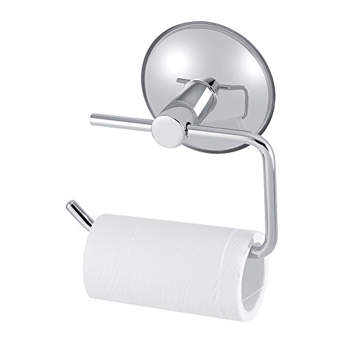 Asixx Toilettenpapierhalter Ohne Bohren, Edelstahl Klopapierhalter mit Saugnapf, Papierrollenhalter für Küche und Badzimmer WC von Asixx
