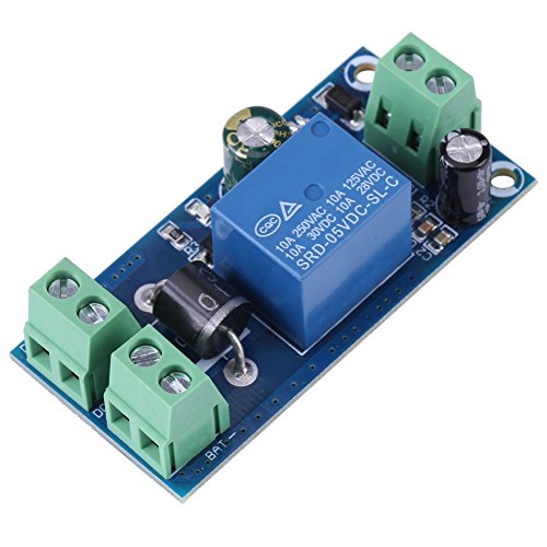 Asixxsix Netzteil-Controller, 5V ~ 48V 10A DC-Netzteil/Batterie-Automatikschalter-Modul, Blau, AUTOMATIC, Schraubklemmen von Asixxsix