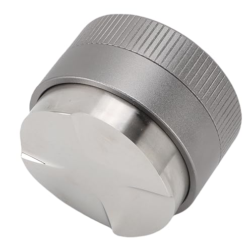 51 Mm Kaffeeverteiler und Manipulierende, Verstellbare Tiefe Espresso Handmanipulationskaffee -Leveler, Edelstahl -Espresso -Manipulations -Kaffee -Distributor -Werkzeug für (SILVER) von Asixxsix