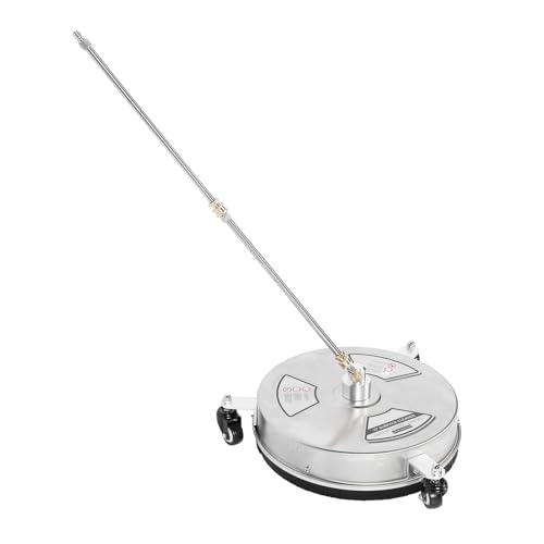 Asixxsix 15-Zoll-HochdrinkReiniger-Oberflächenreiniger, 4000 Psi Tragbares Hochdrückreiniger-Zubehör aus Edelstahl mit Rädern und 2 Verlauf Asixxsix 15-Zoll-HochdrinkReiniger-Oberflächenreiniger, 4000 Psi Tragbares Hochdrückreiniger-Zubehör aus Edelstahl mit Rädern und 2 Verlauf von Asixxsix