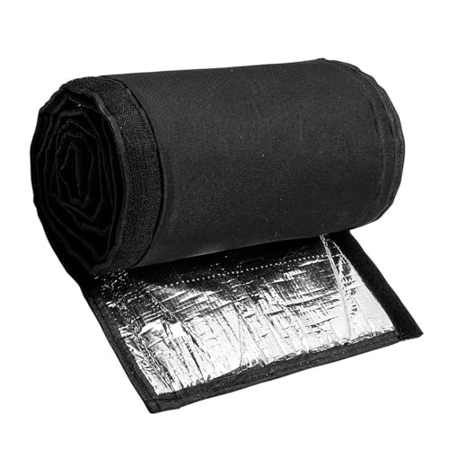 Asixxsix 3 Schichten HVAC Kupferrohr -Isolationsabdeckung, 72 X 10,2 Zoll 600d Oxford AC Copper Line Isolationshülle Wickel, Wechselstromrohr -Isolationsabdeckung für äußere Klimaanlage von Asixxsix