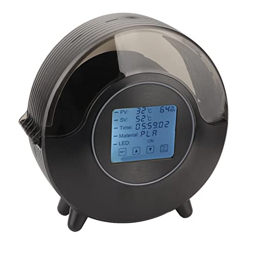 Asixxsix 3D -Drucker -Filament -Trocknerbox, 360 -Grad -Erwärmung 3D -Druckfilament -Lagerbox Filamente Dehydrator, Touchscreen -Einstellbare Temperatur, um Filamente Trocken zu Halten (EU-Stecker von Asixxsix