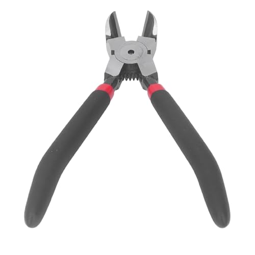 Asixxsix 6,3-zoll-modellzange, Scharfer, Spitzer Seitenschneider, 45-Grad-Seitschenstreider für 5-mm-Harzdraht, Angusschneider für Reparatur und Brefestigung von -Gehuden, Schwarzer von Asixxsix