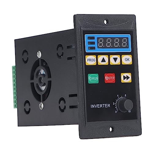 Asixxsix 750W Variabler Frequenzantrieb Wechselrichter, 1PH 176 264V Eingang 3PH 0 220 V Ausgangsmotor Speed ​​Controller mit LED -Digitalanzeige, für Automatisierungsmaschinen von Asixxsix
