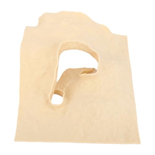 Asixxsix Aquariumdekorationen, PETG 3D-Druck Hideaway Rock Cave Aquarium Ornament, Doppelte Funktion Sicherer Nicht-toxicornamente Fischhaus für Betta Ruhehandte Spielrasse (Sandgelb) von Asixxsix