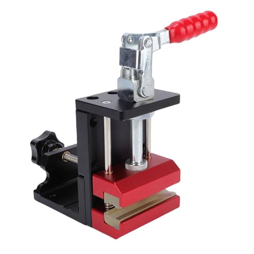 Asixxsix Club Vice Clamp, Hochleistungsfähige Schlägerstielklemme aus Aluminiumlegierung mit Gummipolster zum Nachgreifen für Schlägerdurchmesser von 4 mm bis 13 mm Asixxsix Club Vice Clamp, Hochleistungsfähige Schlägerstielklemme aus Aluminiumlegierung mit Gummipolster zum Nachgreifen für Schlägerdurchmesser von 4 mm bis 13 mm von Asixxsix