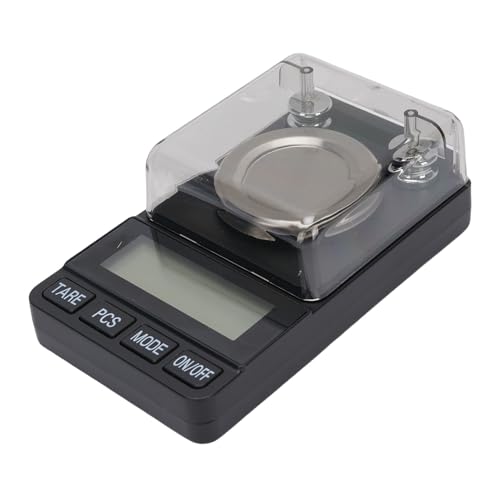 Asixxsix Digitale Milligrammskala 50G 0,001G, Präzisions -Schmuckskala mit LCD -Hintergrundbeleuchtung und Flip -Abdeckung, für Pulvergold -Edelstein -Reloading -Medizin Asixxsix Digitale Milligrammskala 50G 0,001G, Präzisions -Schmuckskala mit LCD -Hintergrundbeleuchtung und Flip -Abdeckung, für Pulvergold -Edelstein -Reloading -Medizin von Asixxsix