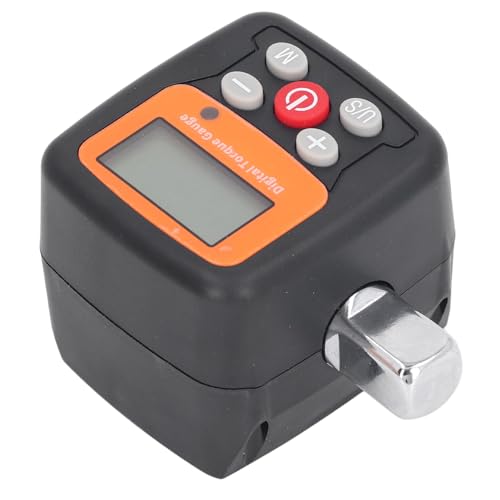 Asixxsix Digitaler DrehmomentAdapter, Klarer Torsionsmesser MIT Großem Hintergrundbeleuchtetem -Display, Warnanzeigen und Mehreren Modi, 1/2 Anschluss, Hochgenau Torsionsmessgerät von Asixxsix