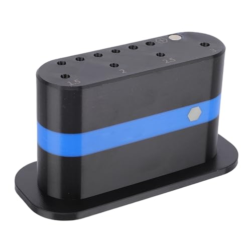 Asixxsix Fahrrad -Sechskantschraubendreherlagerregal, Magnet -Werkzeugorganisator für 1,5 Mm 2,0 Mm 2,5 Mm 3,0 Mm Schraubendreherköpfe mit Magnetisierungsfunktion Asixxsix Fahrrad -Sechskantschraubendreherlagerregal, Magnet -Werkzeugorganisator für 1,5 Mm 2,0 Mm 2,5 Mm 3,0 Mm Schraubendreherköpfe mit Magnetisierungsfunktion von Asixxsix