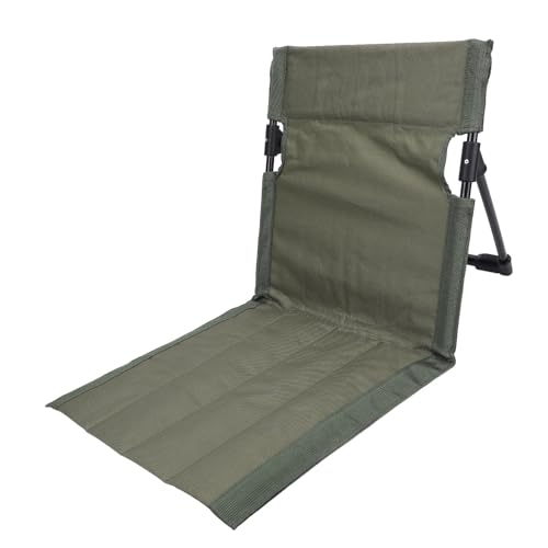 Asixxsix Faltbare Stühle Am Pool, Klappende Strandstuhl Campingstuhl mit Verstellbarer Rückenstütze, Tragbare Leichte Strandstühle für Camping -Picknick -Rasen (OD grün) von Asixxsix