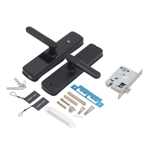 Asixxsix Fingerabdruck-Türschloss, 5 in 1 Smart Lock MIT App Fingerabdruck Passwort IC Karte Mechanischer Schlüssel 50 Gruppen Fingerabdrucke Kapazität Batterie Schlüssellose Asixxsix Fingerabdruck-Türschloss, 5 in 1 Smart Lock MIT App Fingerabdruck Passwort IC Karte Mechanischer Schlüssel 50 Gruppen Fingerabdrucke Kapazität Batterie Schlüssellose von Asixxsix