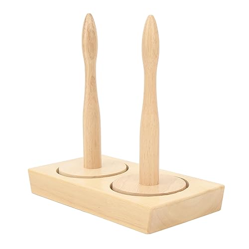 Asixxsix Garnknäelehalter aus Buchenholz, Effizien von Asixxsix