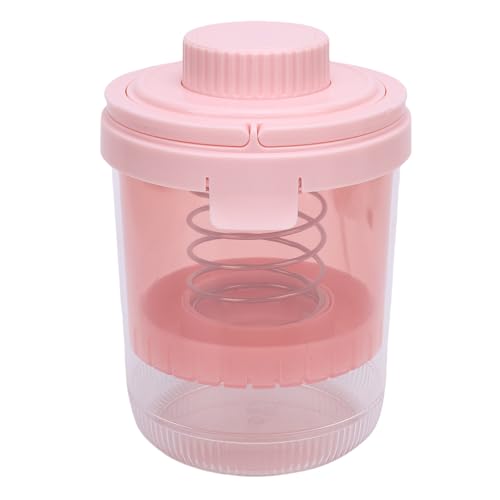 Asixxsix Griechischer Joghurtsieb, 1000ml Kapazität Federdruck Filtration Joghurt Molke Separator mit Deckel, Rotierende Joghurtfilter für Hausgemachte dicken griechischen Joghurt, Milch (Rot) von Asixxsix