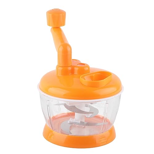 Asixxsix Hersteller Gemüsewolf mit Edelstahlklingen, und Kompakt, Einfach Zu Bedienen, Schnelles und Mühelosen Schneiden - S. und Edelstahl, 6 Extreme Scharfe Klingen Klingen (6 Klingen) von Asixxsix