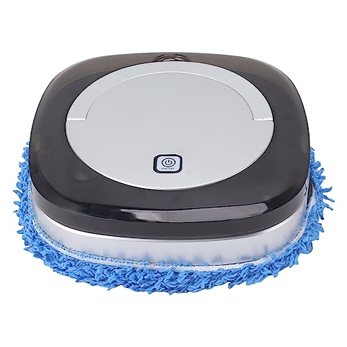 Asixxsix Hocheffiziente Wischroboter-Staubsauger- und Wischkombination, Leistungsstarke Saugkraft, Intelligente Arbeit, Gute Leistung, 2400-mAh-Akku, 120 Minuten Ausdauer (Silber) von Asixxsix