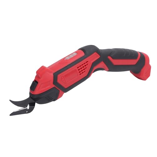 Asixxsix Kabellose Elektrische Scheren, 2000mAh Batterie 11000RMP -Pappstädte, Tragbarer Elektrischer Boxschneider mit 2 Wolframstahlblättern, für Stoffe, Pappe, Kunststoffe Asixxsix Kabellose Elektrische Scheren, 2000mAh Batterie 11000RMP -Pappstädte, Tragbarer Elektrischer Boxschneider mit 2 Wolframstahlblättern, für Stoffe, Pappe, Kunststoffe von Asixxsix