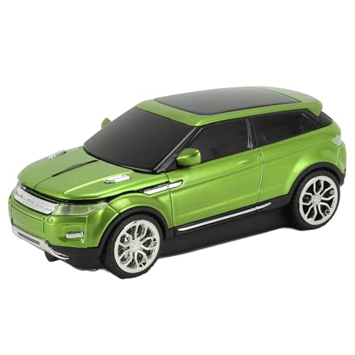 Asixxsix Kabellose Maus, 2,4 GHz, Auto-förmige Computermäuse, 1600 DPI Gaming-Maus für Computer, PC, Notebook, Laptop, Kabellose Gaming-Mäuse mit USB-Empfänger, Kabellose Auto-Maus für PC von Asixxsix