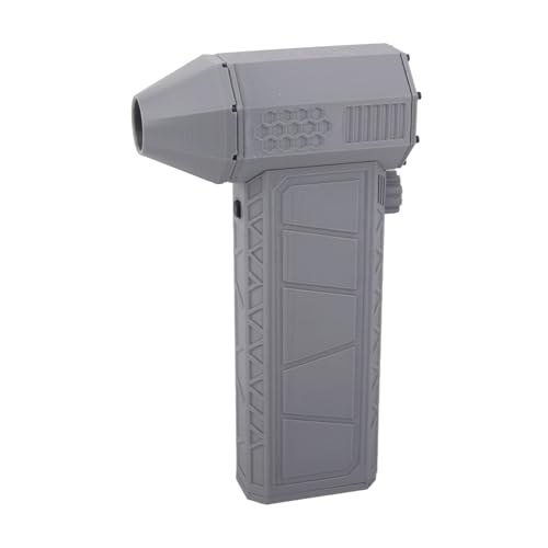 Asixxsix Kompaktes 110.000 U/Min Hochgeschwindigites-Jet-Ventilator-Mini-Gebläse, Tragbares und Wiedenaerafladbares Turbo-Jet-Gebläse MIT Einstellbarer Geschwindigit Ferigung Reinigung (GRAY) von Asixxsix