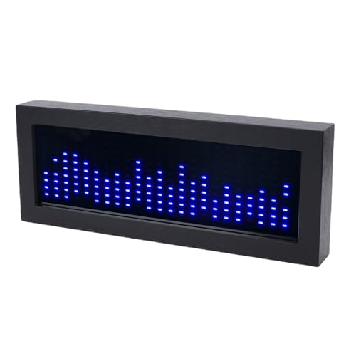 Asixxsix LED-Musikspektrumanzeige, Sound Control Light, LED-Musikspektrumanalysator, Rhythmuslicht, Sprachsensor-Pickup-Analysator für Auto-Spielzimmer, für Musiker (BLUE) von Asixxsix