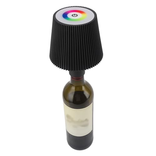 Asixxsix LED-Weinflaschen-Lampe, 4000mAh dimmbare LED-Tischlampe wasserdicht Flasche Lampe wiederaufladbare Schreibtischlampe, Farbe einstellbar kabellose Tischlampe für Restaurant Home von Asixxsix