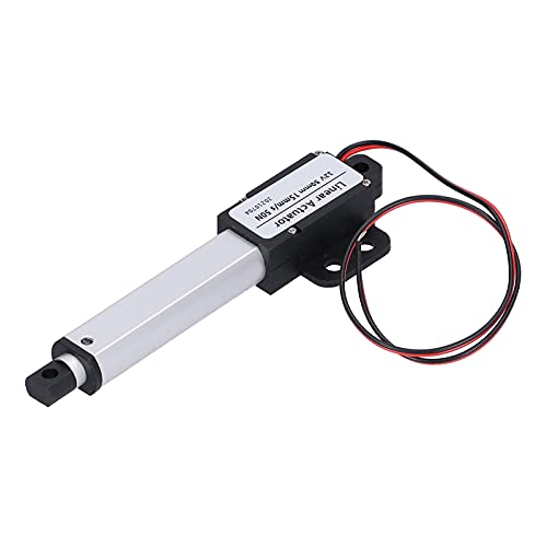 Asixxsix Linearantrieb, 50 Mm, 12 V DC, Geräutenarmer Interner Endschalter, Mini-elektromotor für Automobilindustrie (Hub 50mm-15mm/s-50N) von Asixxsix