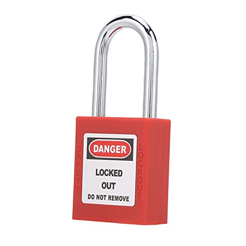 Asixxsix Lockout-Tagout-Schloss-Set, Rote Loto-Schlösser, Unterschiedlich Schliebeend, 2 Schlüssel Pro Schloss, Sicherheit Asixxsix Lockout-Tagout-Schloss-Set, Rote Loto-Schlösser, Unterschiedlich Schliebeend, 2 Schlüssel Pro Schloss, Sicherheit von Asixxsix