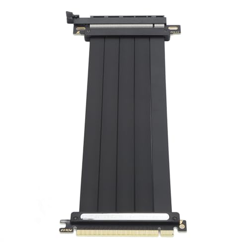 Asixxsix PCIE 4.0 X16 Riser-Kabel, Buchse 180-Grad-Grade-Winkel Emi-Gschitter Flexibler HochgesChwindigits-Outdenderkarten-ErWeitungsport Vertikal Montiere Gaming PCI Express Gen4 Riser Riser (300 mm) Asixxsix PCIE 4.0 X16 Riser-Kabel, Buchse 180-Grad-Grade-Winkel Emi-Gschitter Flexibler HochgesChwindigits-Outdenderkarten-ErWeitungsport Vertikal Montiere Gaming PCI Express Gen4 Riser Riser (300 mm) von Asixxsix