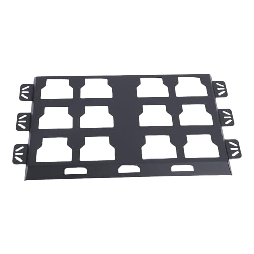 Asixxsix Packout Montageplatte Kompatibel mit Packout -Toolbox, Aluminium -Montage -Basis -Speicher -Toolbox an Wand oder Boden, für Toolspeicherung und Organisationssystem (BLACK) von Asixxsix
