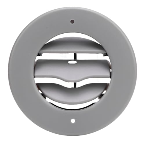 Asixxsix Runde AC Air Outlet -Ablagerung, Luftablüftungsauslasskühler, Auspuff Kühlergrillseitendach -Lüftungsauslass Schwarz für das Auto RV ATV, 84667460, 23279036, 84153345 von Asixxsix