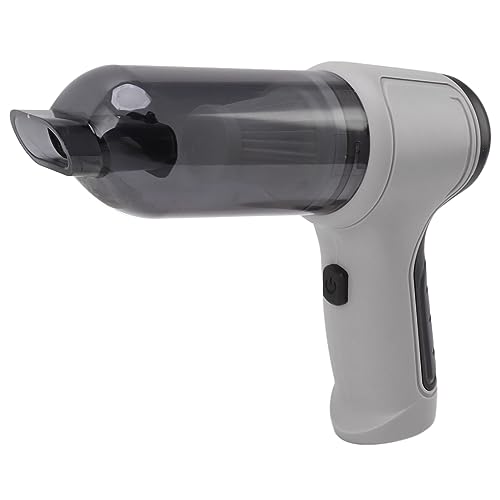 Asixxsix Schnurloses Handheld -Vakuum, Leistungsstarke Starke Sauglose Kabellose Auto -Staubsaugerluftduster mit Multi -Düsen für Auto, Zuhause, Büro, Haustier, Schreibtisch, Keyboards (Grey) von Asixxsix