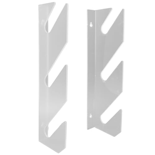 Asixxsix Skateboard -Wandmontage Display Racks Hanger -Ständer, 3 -stufige Horizontale Acryl -Skateboardhalter für Snowboards Longboards Decks mit Installationsschrauben von Asixxsix