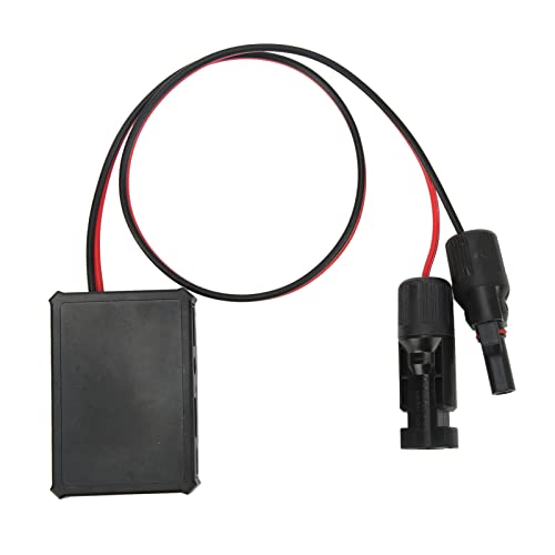 Asixxsix Solarmodul Spannungsstabilisator Kabel, Solarmodul USB Adapter mit 2 USB 1 Typ C 1 DC Schnittstelle, für Solaranlage Telefonaufladung und tragbare Stromstationen Asixxsix Solarmodul Spannungsstabilisator Kabel, Solarmodul USB Adapter mit 2 USB 1 Typ C 1 DC Schnittstelle, für Solaranlage Telefonaufladung und tragbare Stromstationen von Asixxsix