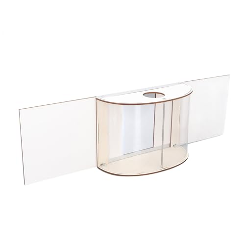 Asixxsix Stabiles Fenster-Vogelfutterhaus MIT Regensicherem Design, Leicht Zu Reinigen, Verstellbarer Einlass, Umweltfreundlich und Langlebig, Zuur Beobachtung von Wildvögeln von Asixxsix