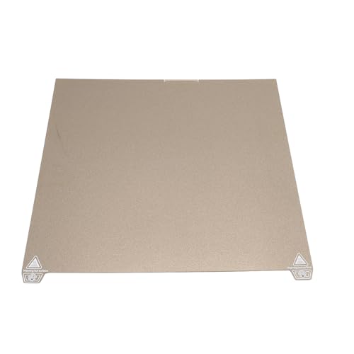 Asixxsix Strukturierte PEI und Glänzende Film Doppelseitiges Druckbett, 370 X 370 Mm Druckbauplatte, Hochtemperatur -Proof 3D -Druckerbettplattformen für K2 Plus -Drucker von Asixxsix