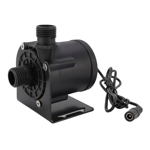 Asixxsix Tauchpumpe, 48W 380gph Wasserbrunnenpumpe mit 42,7 Fuß Hoher Lift Kleiner Ultra -Still -Zirkulationspumpen Unterstützen den Unterwasserverbrauch für Aquarium Hydroponics von Asixxsix