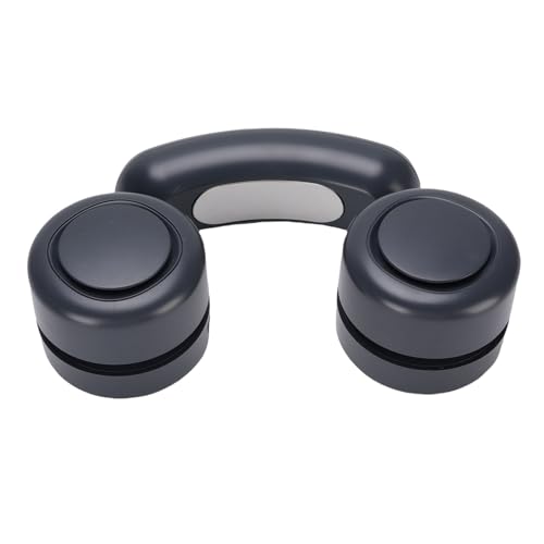 Asixxsix Tragbarer Halsventilator, leiser, wiederaufladbarer, tragbarer Ventilator mit 3 Geschwindigkeitsstufen, tragbarer Ventilator für Homeoffice und Reisen (BLACK) von Asixxsix