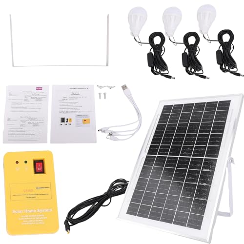 Asixxsix Tragbarer Solargenerator, Tragbares Kraftwerk mit USB -Ladeanschlüssen und LED -Taschenlampe, Solar -Power -Panel -Generator -Kit Zum Camping Im Outdoor -Wanderfischerei -Notfall Asixxsix Tragbarer Solargenerator, Tragbares Kraftwerk mit USB -Ladeanschlüssen und LED -Taschenlampe, Solar -Power -Panel -Generator -Kit Zum Camping Im Outdoor -Wanderfischerei -Notfall von Asixxsix