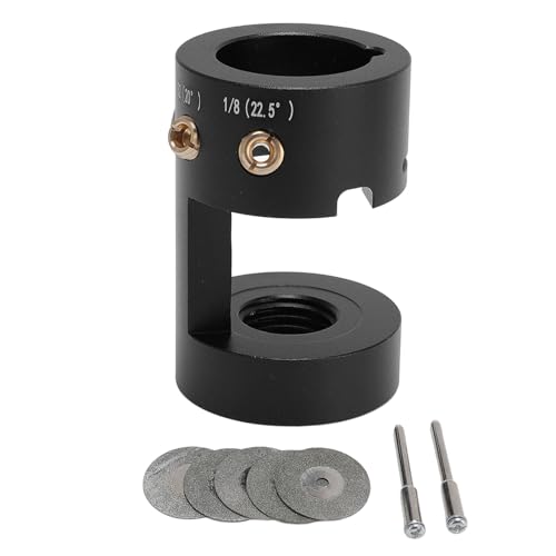Asixxsix Wolfram-Elektrode-Spitzer-Schleifer, Rostfrei-WIG-Schweiß Werkzeug, Leichter Wolfram Spitzer mit 5PCS 25mm Diamant Rädern und 2 Verbindungs Stangen, Zum WIG-Schweißen von Asixxsix