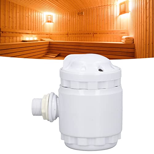 Dampfgenerator, Dampfduschgenerator mit Aromatherapie-Funktion und G1/2-Außengewinde, geeignet für Saunaraum, SPA-Raum und Duschraum, langlebiger Dampfbad-Spa-Generator aus Kunststoff von Asixxsix