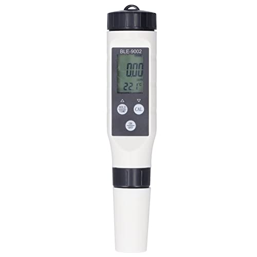 Digitaler Wasserstofftester, H2-Messgerät mit Hoher Genauigkeit, Stifttyp, Hochempfindliche Sonde, LCD-Wasserqualitätstester mit Hintergrundbeleuchtung und ATC für Aquarien, Hydroponik, Schwimmbäder von Asixxsix