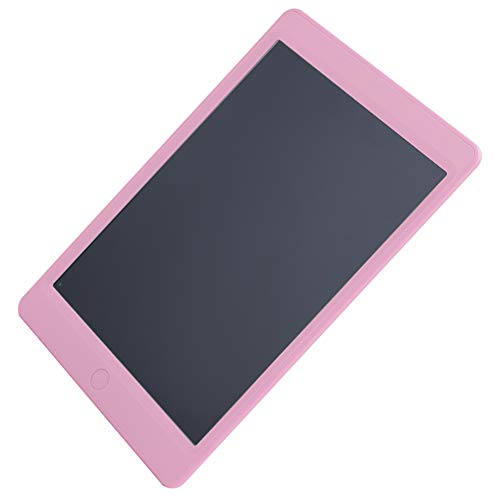 LCD-Schreibtablett, tragbarer LCD-Zeichenblock, 3 V ohne Hintergrundbeleuchtung Bunter Bildschirm für Kinder auf Reisen(Pink) von Asixxsix
