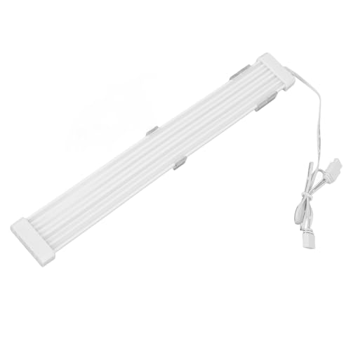 RGB-Netzteil-Verlängerungskabel, ARGB-PC-Netzteilkabel mit flexiblen LED-Streifen, 5 V 3-poliges ARGB-Sync-Netzteil-Verlängerungskabel, leuchtendes LED-Streifen für 24poliges, von Asixxsix